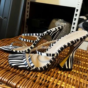 Beautiful and authentic zebra heels. Used only once!